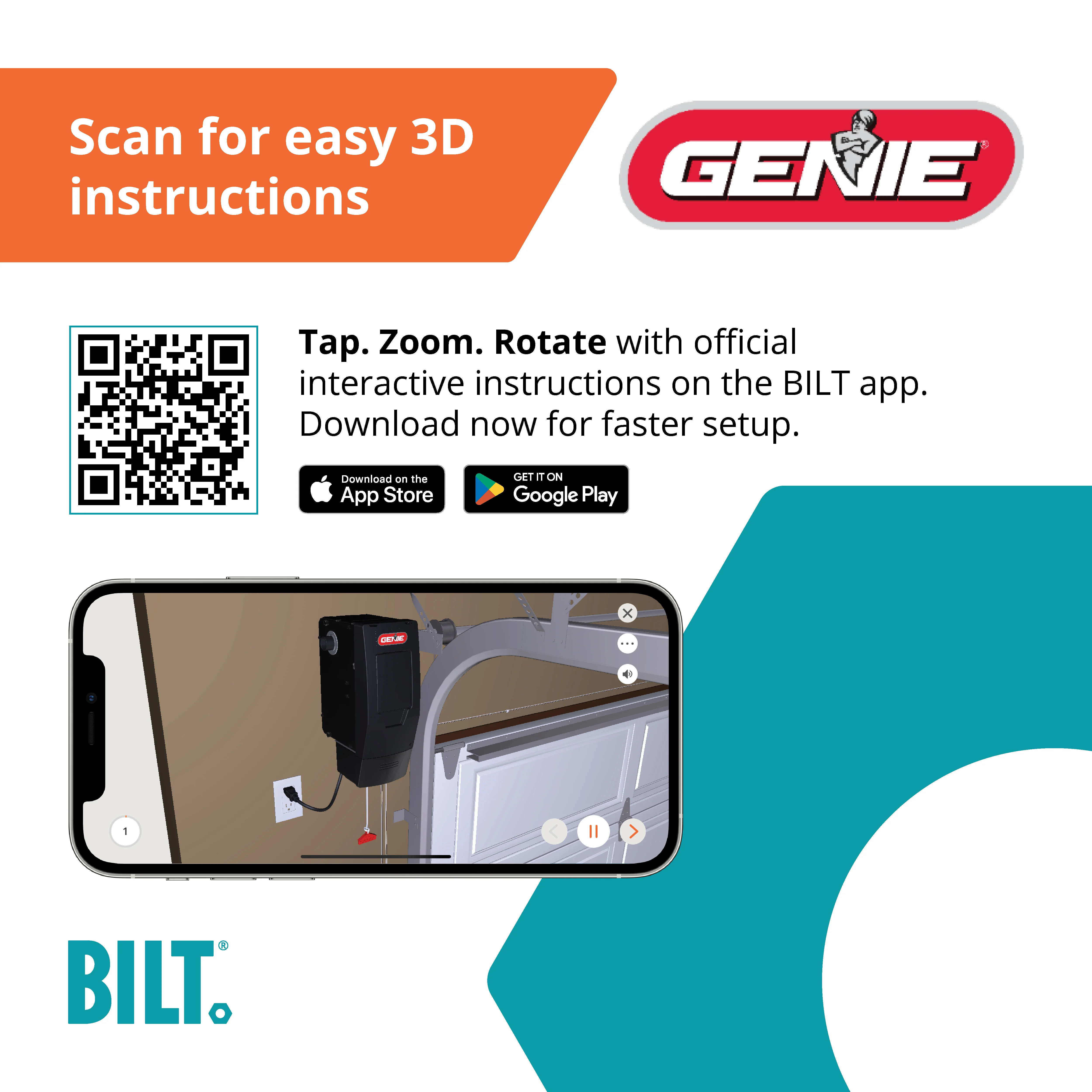 6072H-B Wall Mount Garage Door Opener With Battery Backup - Image 14