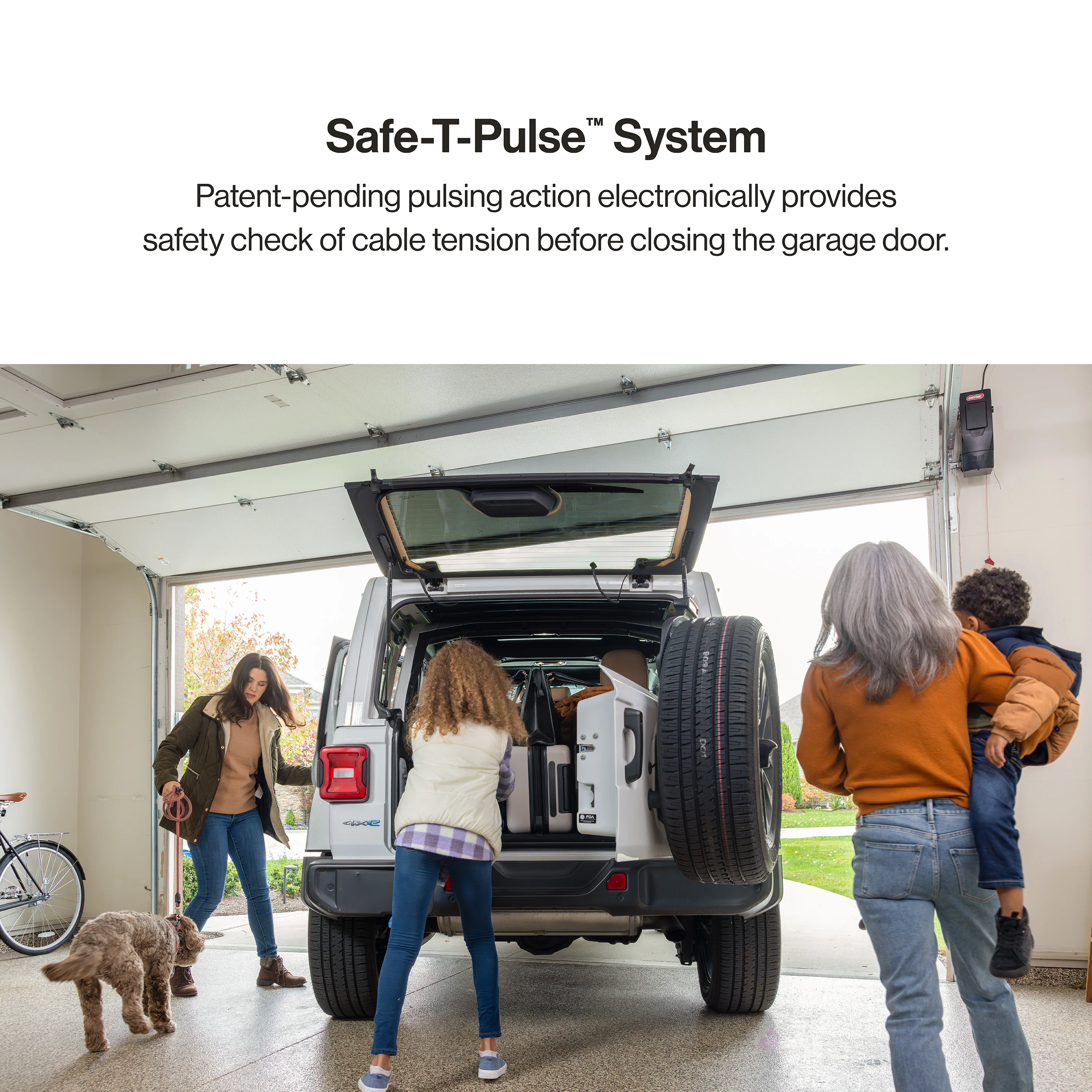 6072H-B Wall Mount Garage Door Opener With Battery Backup - Image 7