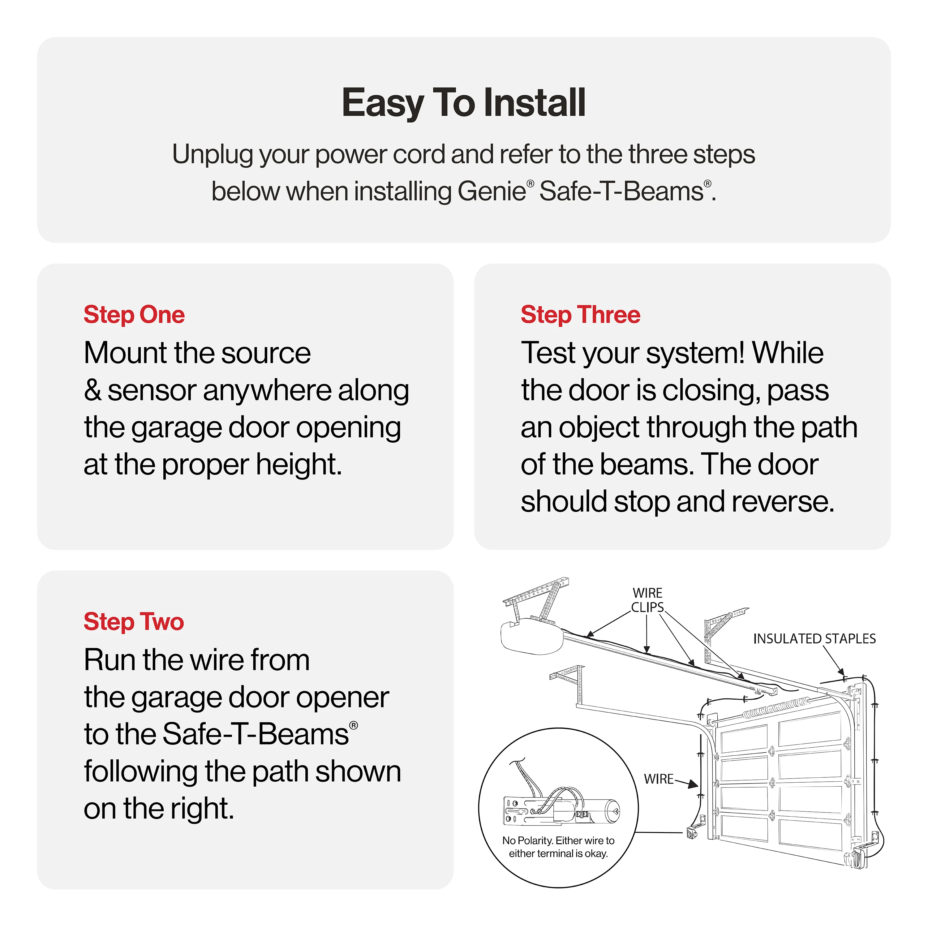 Safe-T-Beam® Garage Door Opener Safety Sensors - Image 8